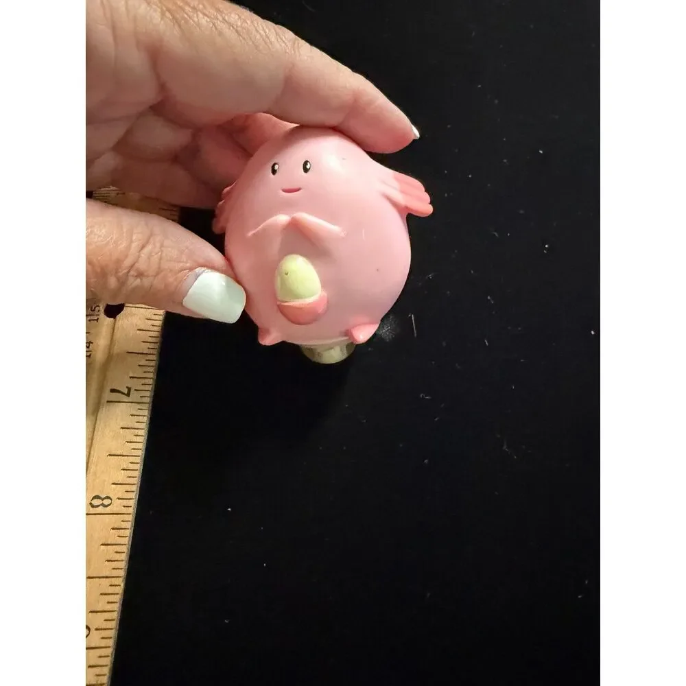 VTG 1999 Burger king pokemon Premium PVC Chansey  spinner toy
